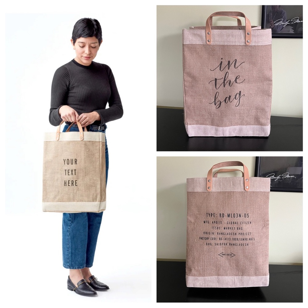 Apolis Bestselling Market Bag in Natural